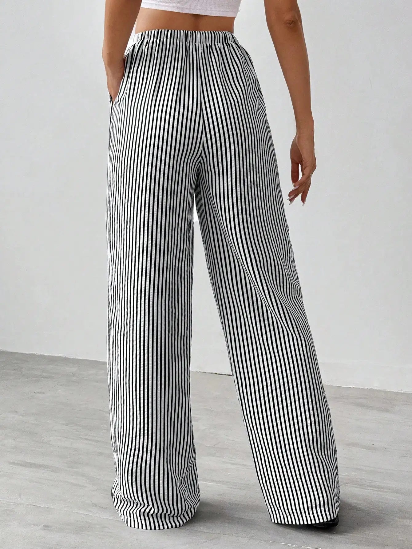 Summer Pinstripe Pants