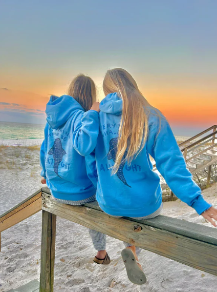 'Everything Whale Be Alright' Hoodie