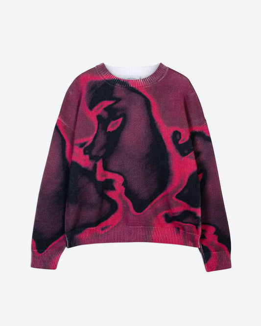 'Lovers Kiss' Knitted Sweater