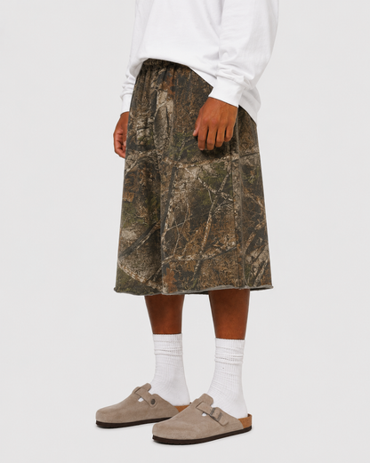 Long Baggy Sweat Shorts