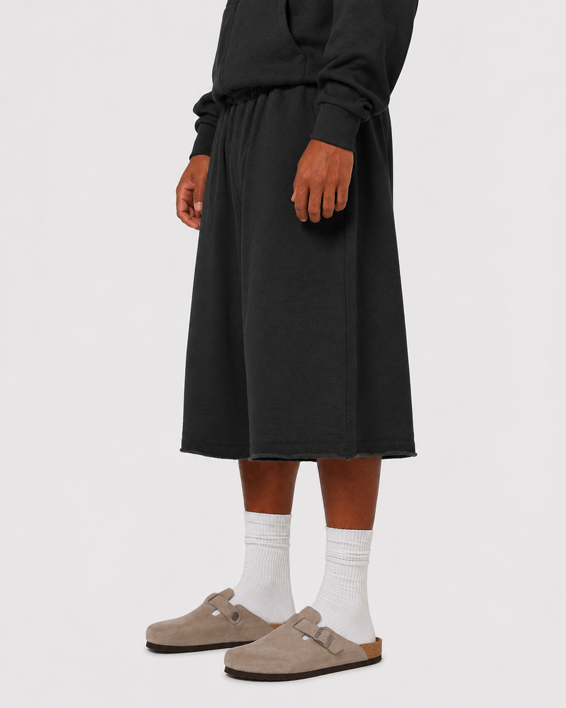 Long Baggy Sweat Shorts